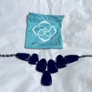 Kendra Scott Black Stone Necklace